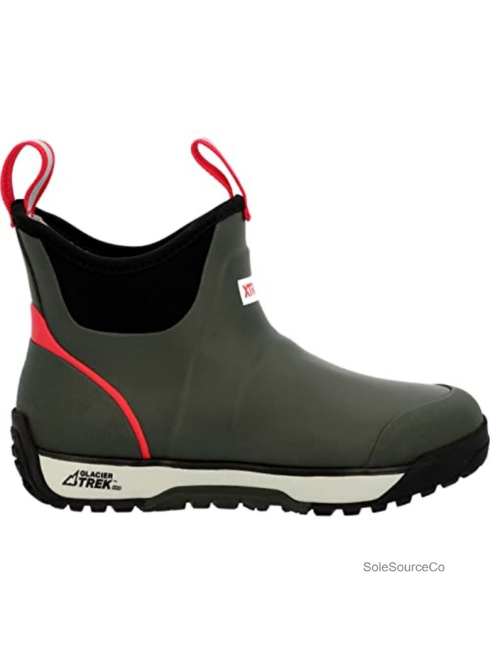 Women's Waterproof Ankle Rain Boots with Faux Shearling Lining Lace-Up Size 6